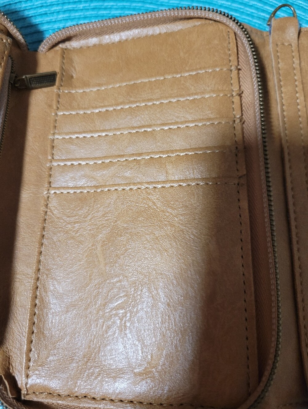 Beige With Design Wallet - Picture 5 of 7